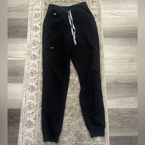 Figs Black Technical Collection Pants